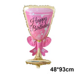 Big Champagne Foil Balloon | by Anwer Fancy | Worldwide Shipping