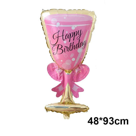 Big Champagne Foil Balloon | by Anwer Fancy | Worldwide Shipping