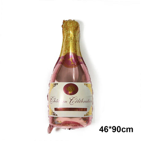 Big Champagne Foil Balloon | by Anwer Fancy | Worldwide Shipping