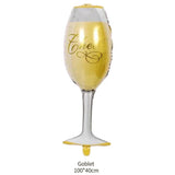 Big Champagne Foil Balloon | by Anwer Fancy | Worldwide Shipping