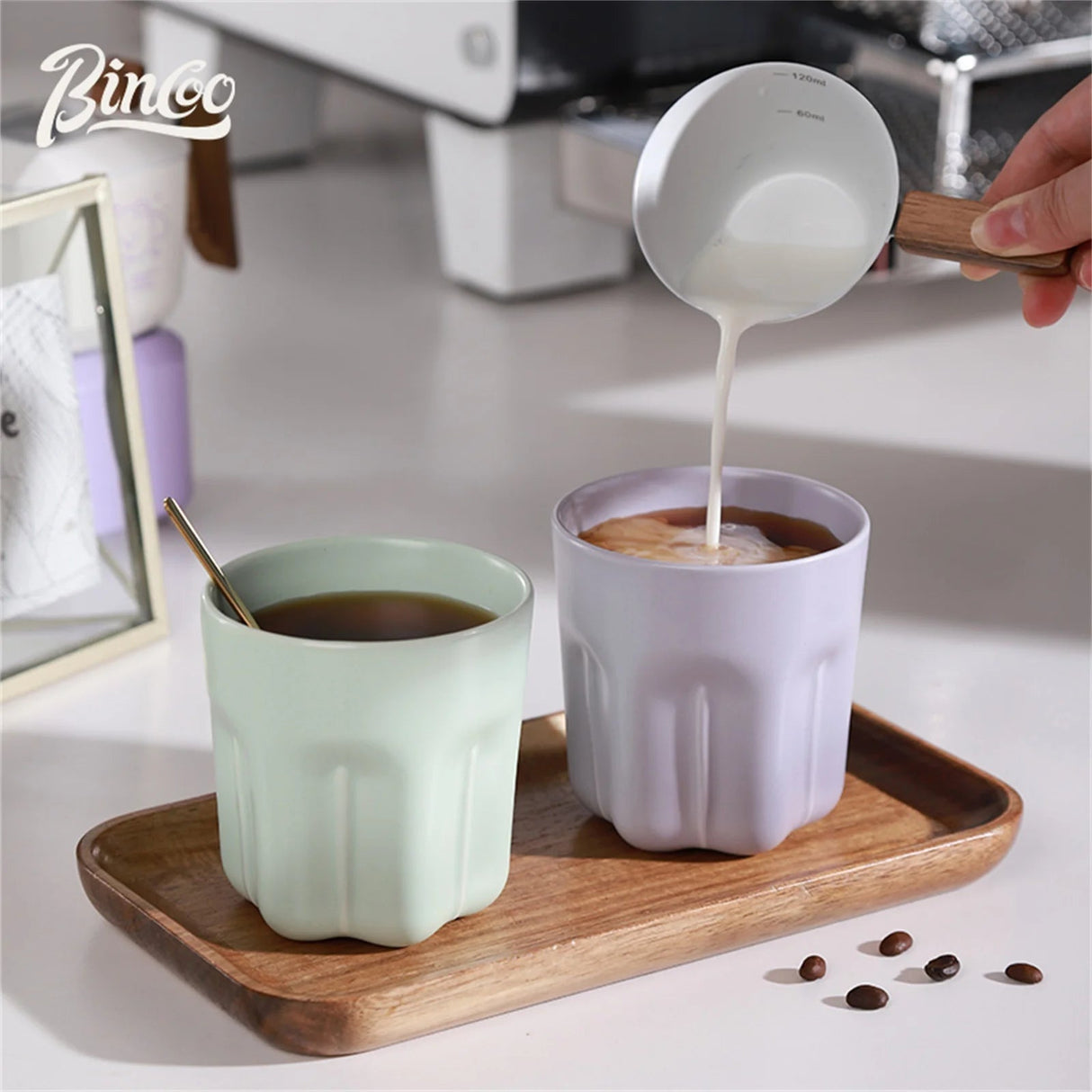 Bincoo Ceramic Coffee Mug Set (260ml) | by Anwer Fancy | Worldwide Shipping