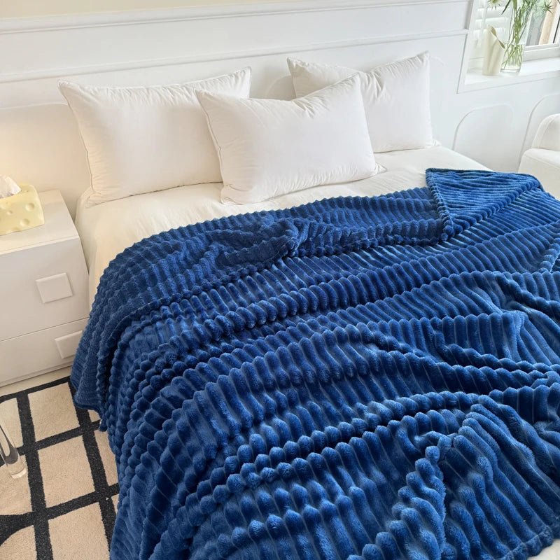 Blue Striped Blanket | by Anwer Fancy | Worldwide Shipping