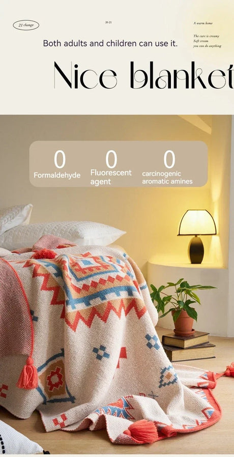 Bohemian Blanket | by Anwer Fancy | Worldwide Shipping