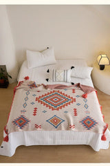 Bohemian Knit Sofa Blanket | by Anwer Fancy | Worldwide Shipping