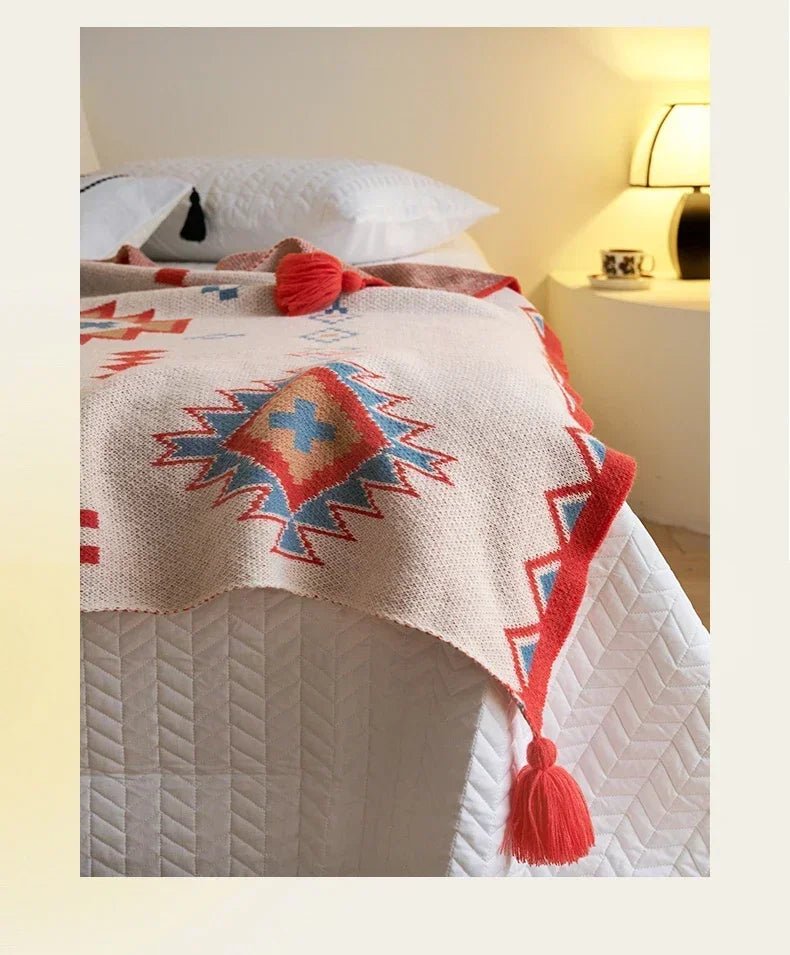 Bohemian Travel Blanket | by Anwer Fancy | Worldwide Shipping