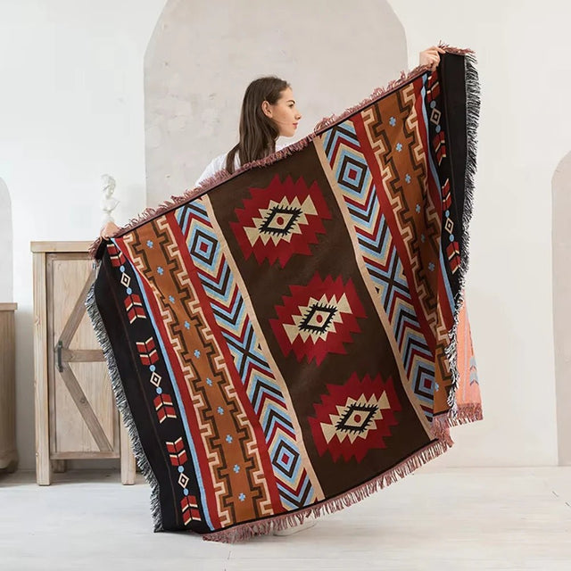 Bohemian Travel Blanket | by Anwer Fancy | Worldwide Shipping