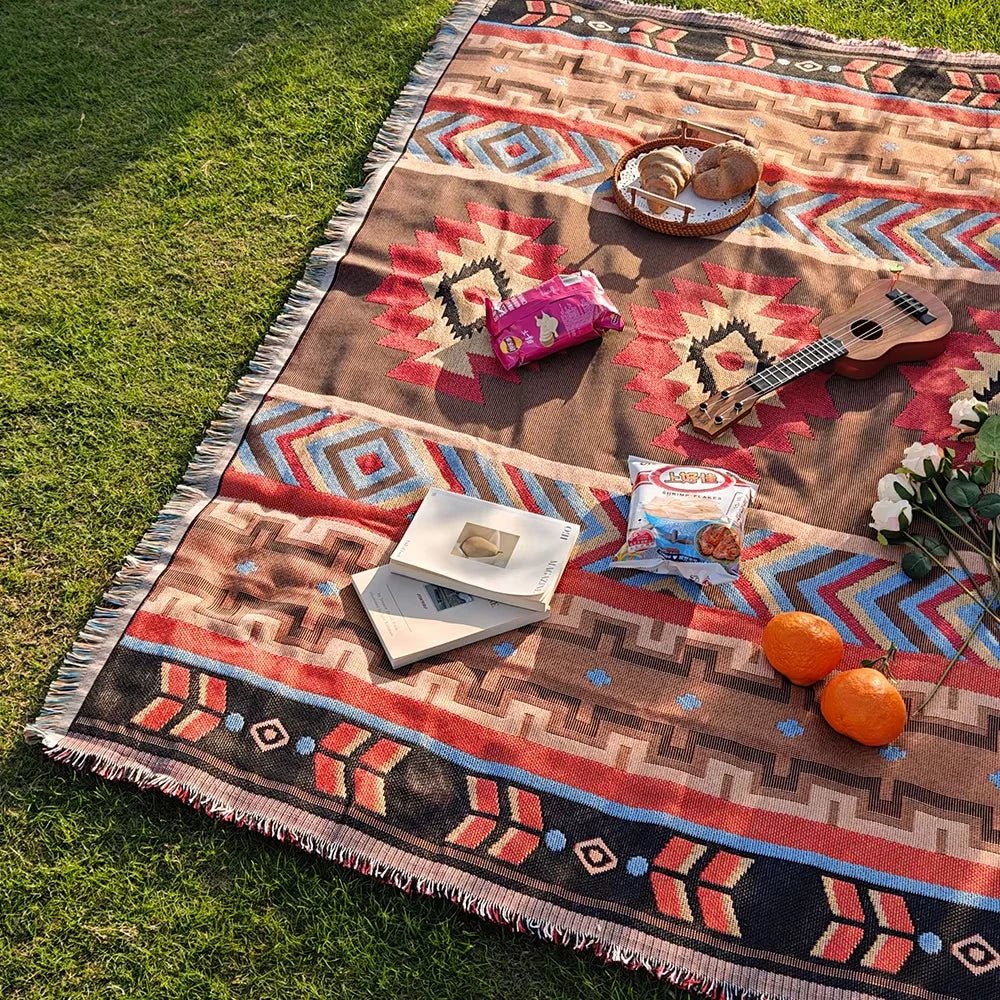 Bohemian Travel Blanket | by Anwer Fancy | Worldwide Shipping
