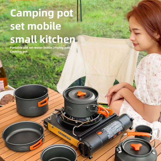Camping Cookware Combination Set | by Anwer Fancy | Worldwide Shipping