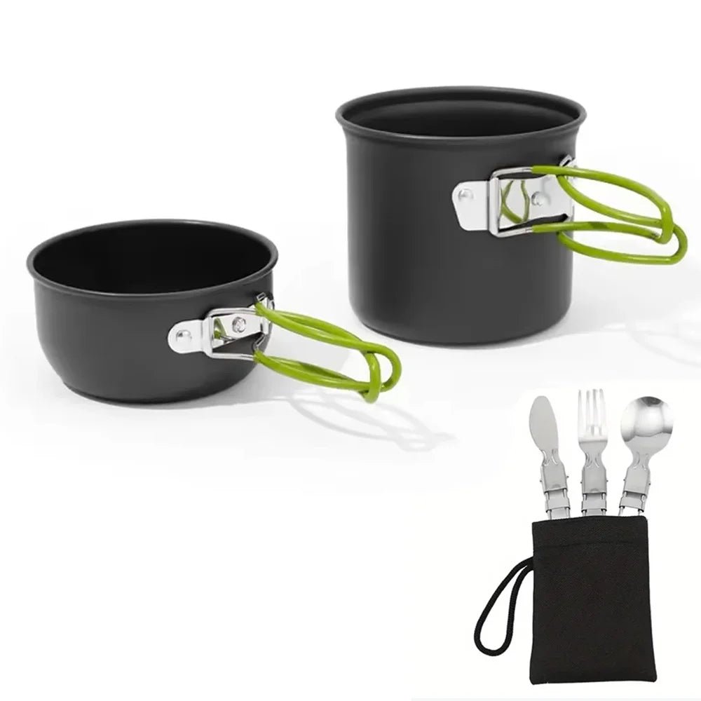 Camping Pots Cookware Set | by Anwer Fancy | Worldwide Shipping