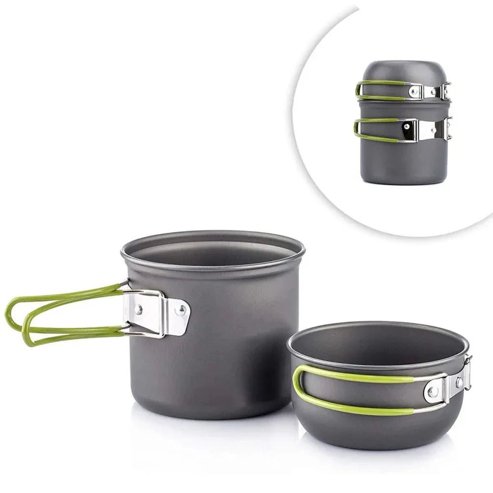 Camping Pots Cookware Set | by Anwer Fancy | Worldwide Shipping