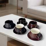 Cappuccino Cup Set with Saucers | by Anwer Fancy | Worldwide Shipping