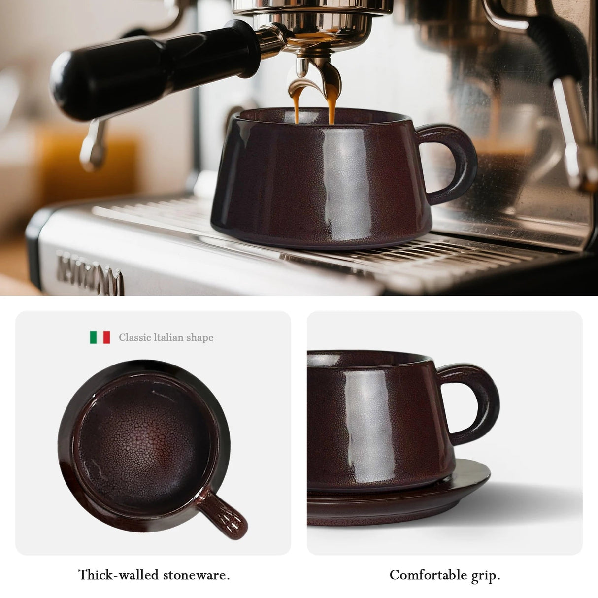 Cappuccino Cup Set with Saucers | by Anwer Fancy | Worldwide Shipping