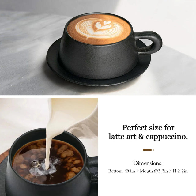 Cappuccino Cup Set with Saucers | by Anwer Fancy | Worldwide Shipping