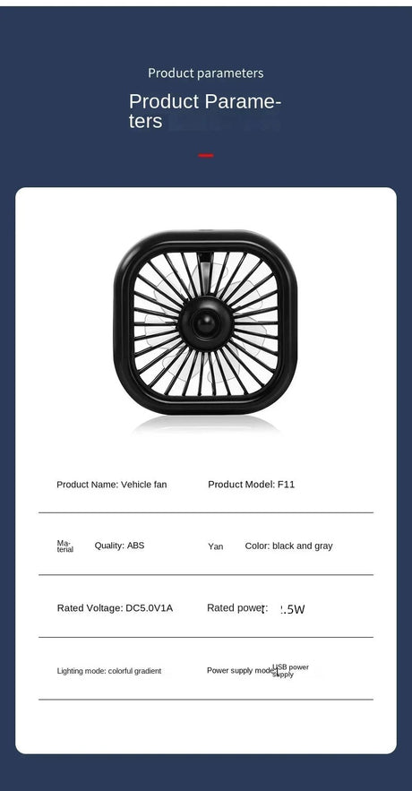 Car Air Outlet Mini USB Fan | by Anwer Fancy | Worldwide Shipping