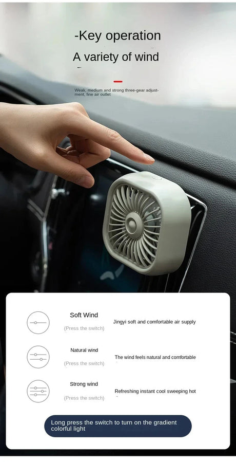 Car Air Outlet Mini USB Fan | by Anwer Fancy | Worldwide Shipping