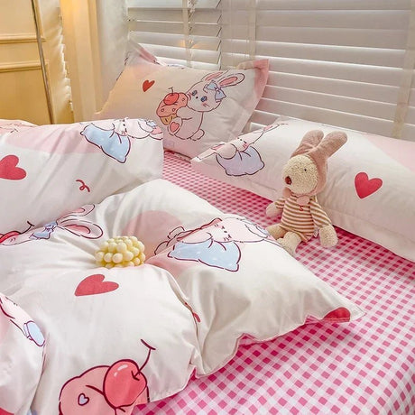 Cartoon Bunny Bedding Set | by Anwer Fancy | Worldwide Shipping