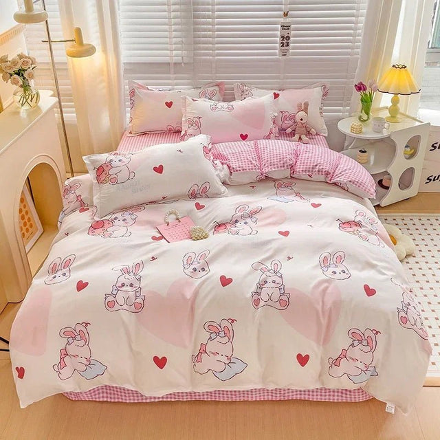 Cartoon Bunny Bedding Set | by Anwer Fancy | Worldwide Shipping