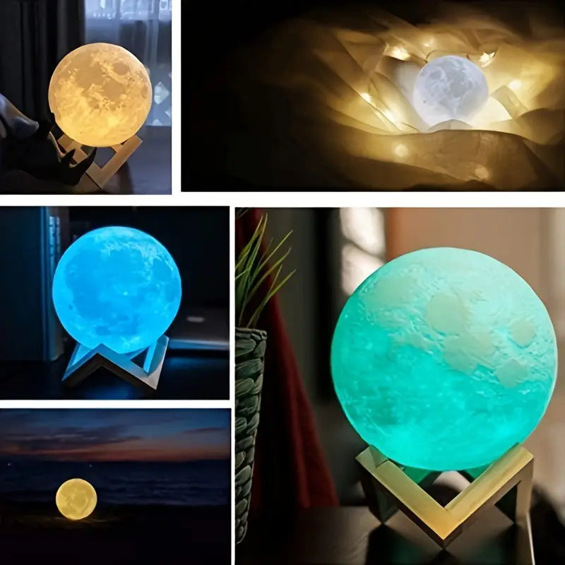 LED Moon Lamp] 16-Color LED