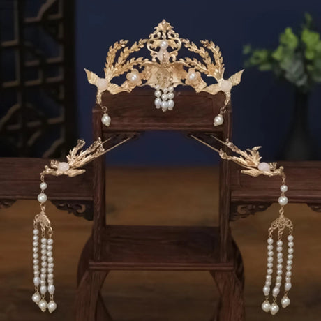 Chinese Bridal Crown Wedding Headdress | by Anwer Fancy | Worldwide Shipping