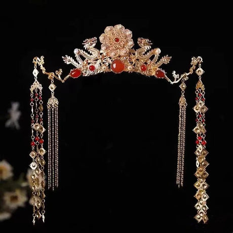 Chinese Bridal Crown Wedding Headdress | by Anwer Fancy | Worldwide Shipping