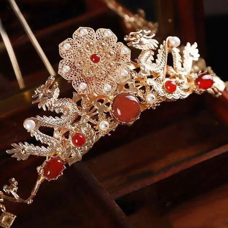 Chinese Bridal Crown Wedding Headdress | by Anwer Fancy | Worldwide Shipping