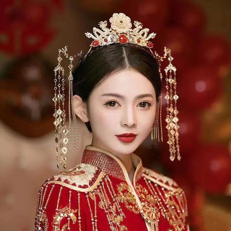 Chinese Bridal Crown Wedding Headdress | by Anwer Fancy | Worldwide Shipping