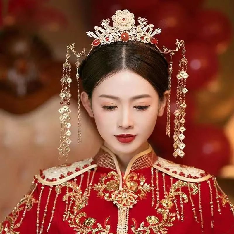 Chinese Bridal Crown Wedding Headdress | by Anwer Fancy | Worldwide Shipping