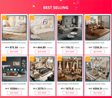 Classic Double Sofa | by Anwer Fancy | Worldwide Shipping