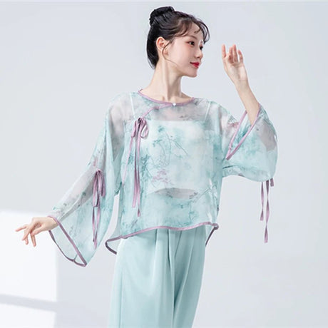 Classical Dance Tie - Dye Blouse | by Anwer Fancy | Worldwide Shipping