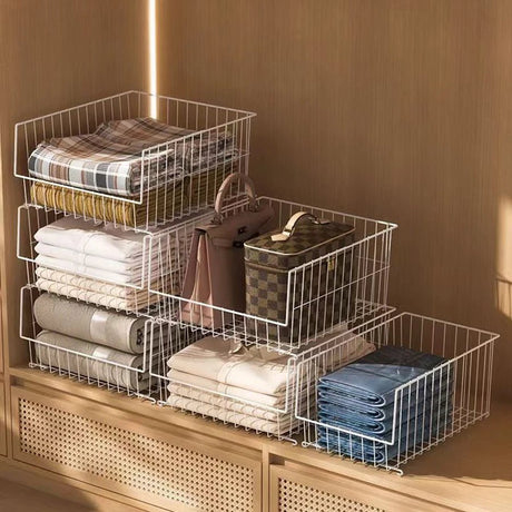 Closet Wire Storage Baskets | by Anwer Fancy | Worldwide Shipping