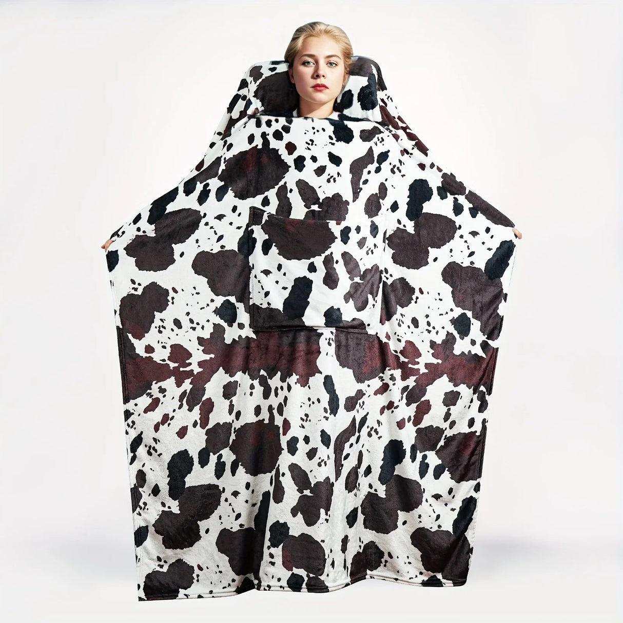 Comfortable Blue Flannel Blanket with Pillow | by Anwer Fancy | Worldwide Shipping