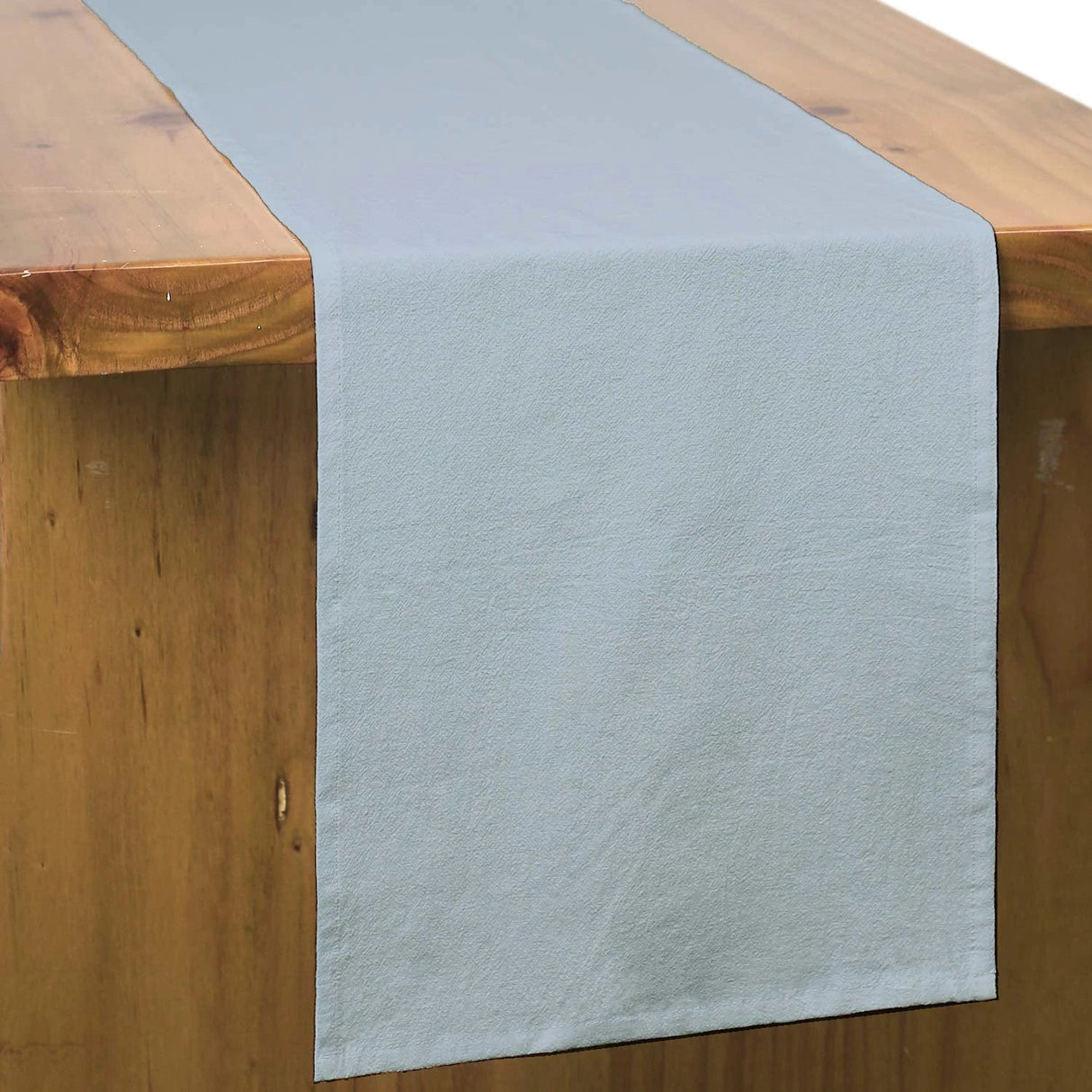 Cotton Sage Green Table Runner | by Anwer Fancy | Worldwide Shipping