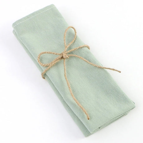 Cotton Sage Green Table Runner | by Anwer Fancy | Worldwide Shipping