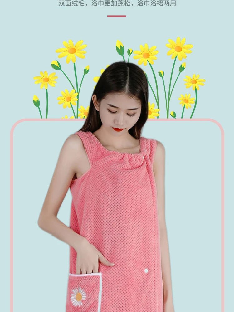 Cotton Wearable Bath Towel Wrap | by Anwer Fancy | Worldwide Shipping