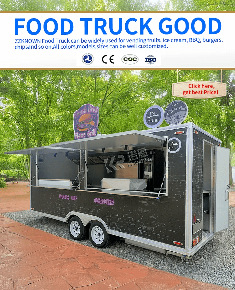 Custom Mobile Food Trailer | by Anwer Fancy | Worldwide Shipping