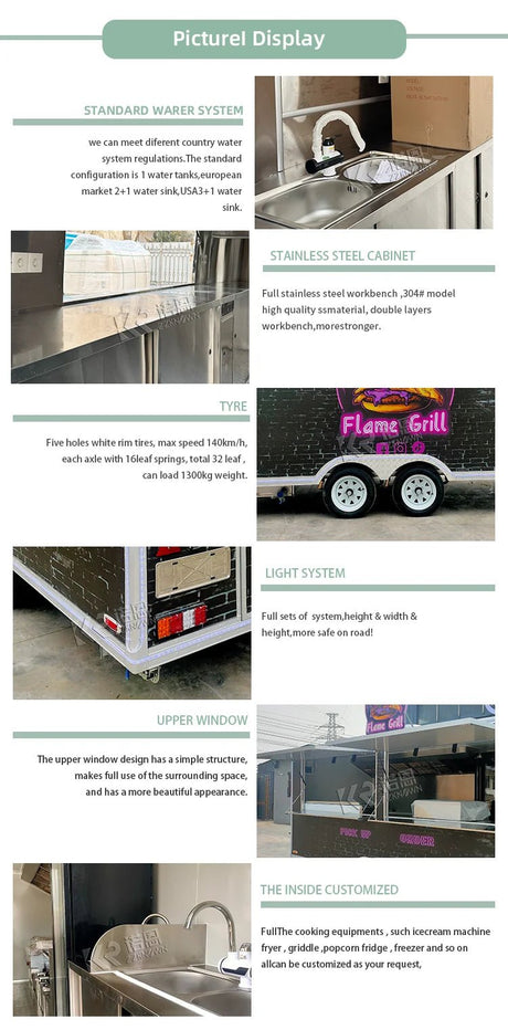 Custom Mobile Food Trailer | by Anwer Fancy | Worldwide Shipping