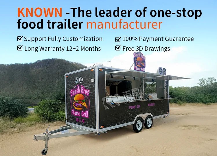 Custom Mobile Food Trailer | by Anwer Fancy | Worldwide Shipping