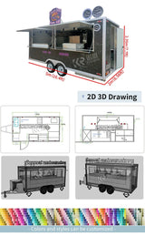 Custom Mobile Food Trailer | by Anwer Fancy | Worldwide Shipping
