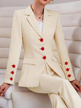 SuitEase™ – Blazer & Pant Combo (Lapel Collar, Machine Washable Suit Set)