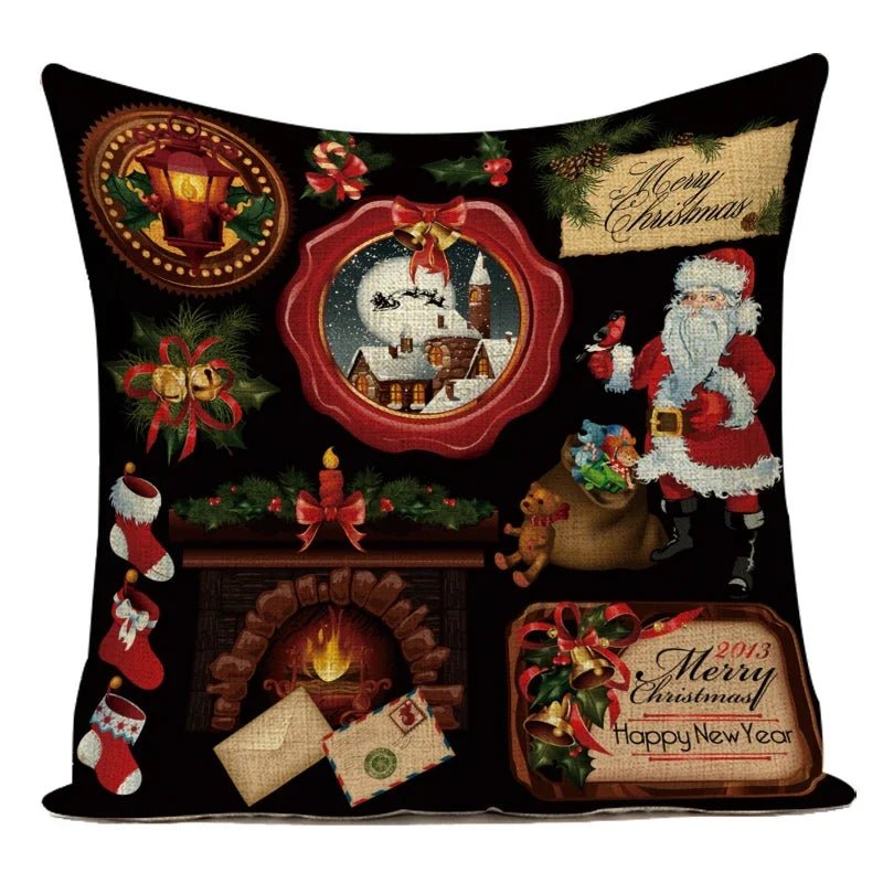Decorative Christmas Pillow Cover | by Anwer Fancy | Worldwide Shipping