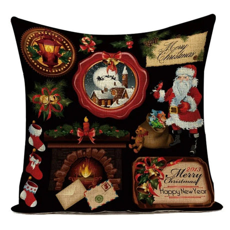 Decorative Christmas Pillow Cover | by Anwer Fancy | Worldwide Shipping