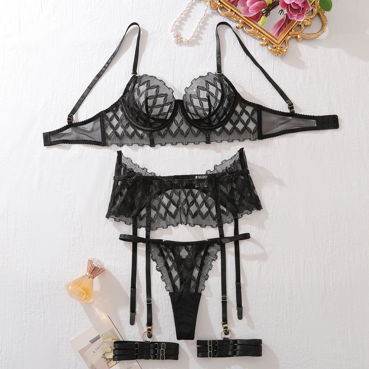 Ellolace Sexy Lace Lingerie Set | by Anwer Fancy | Worldwide Shipping