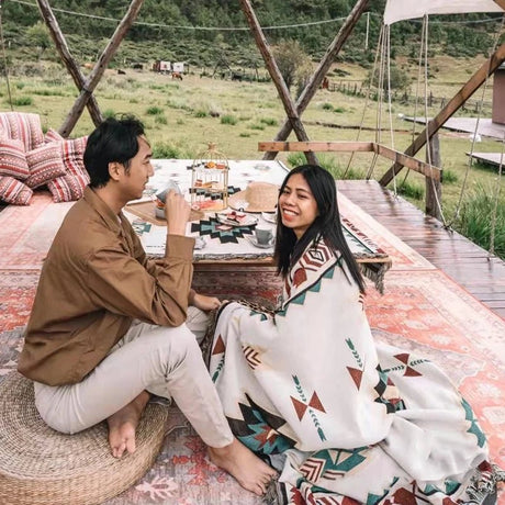 Ethnic Bohemian Blanket | by Anwer Fancy | Worldwide Shipping