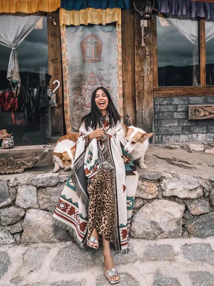 Ethnic Bohemian Blanket | by Anwer Fancy | Worldwide Shipping