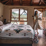 Ethnic Bohemian Blanket | by Anwer Fancy | Worldwide Shipping