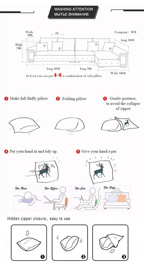 Floral Embroidered Cushion Cover | by Anwer Fancy | Worldwide Shipping