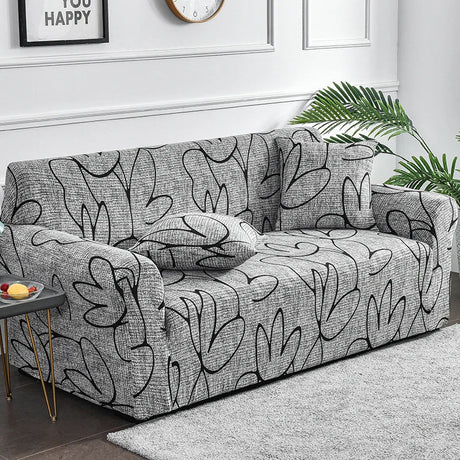Flower Printed Elastic Sofa Cover | by Anwer Fancy | Worldwide Shipping