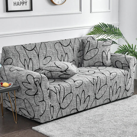 Flower Printed Elastic Sofa Cover | by Anwer Fancy | Worldwide Shipping
