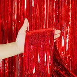 Foil Tinsel Fringe Curtain Backdrop | by Anwer Fancy | Worldwide Shipping