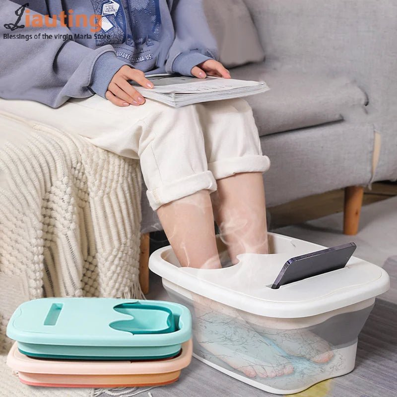 Foldable Footbath Massage Bucket | by Anwer Fancy | Worldwide Shipping